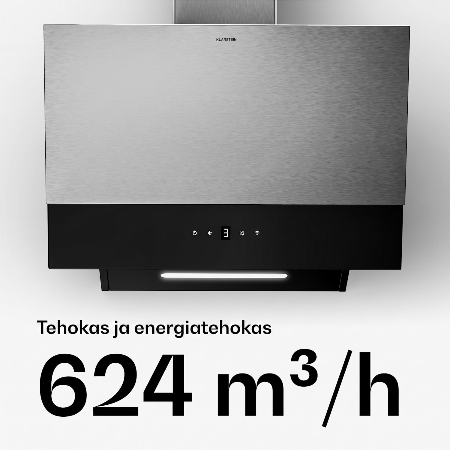 Verosteel induktioliesitaso + Verosteel päänvapautuuominihuppu | 60 cm 