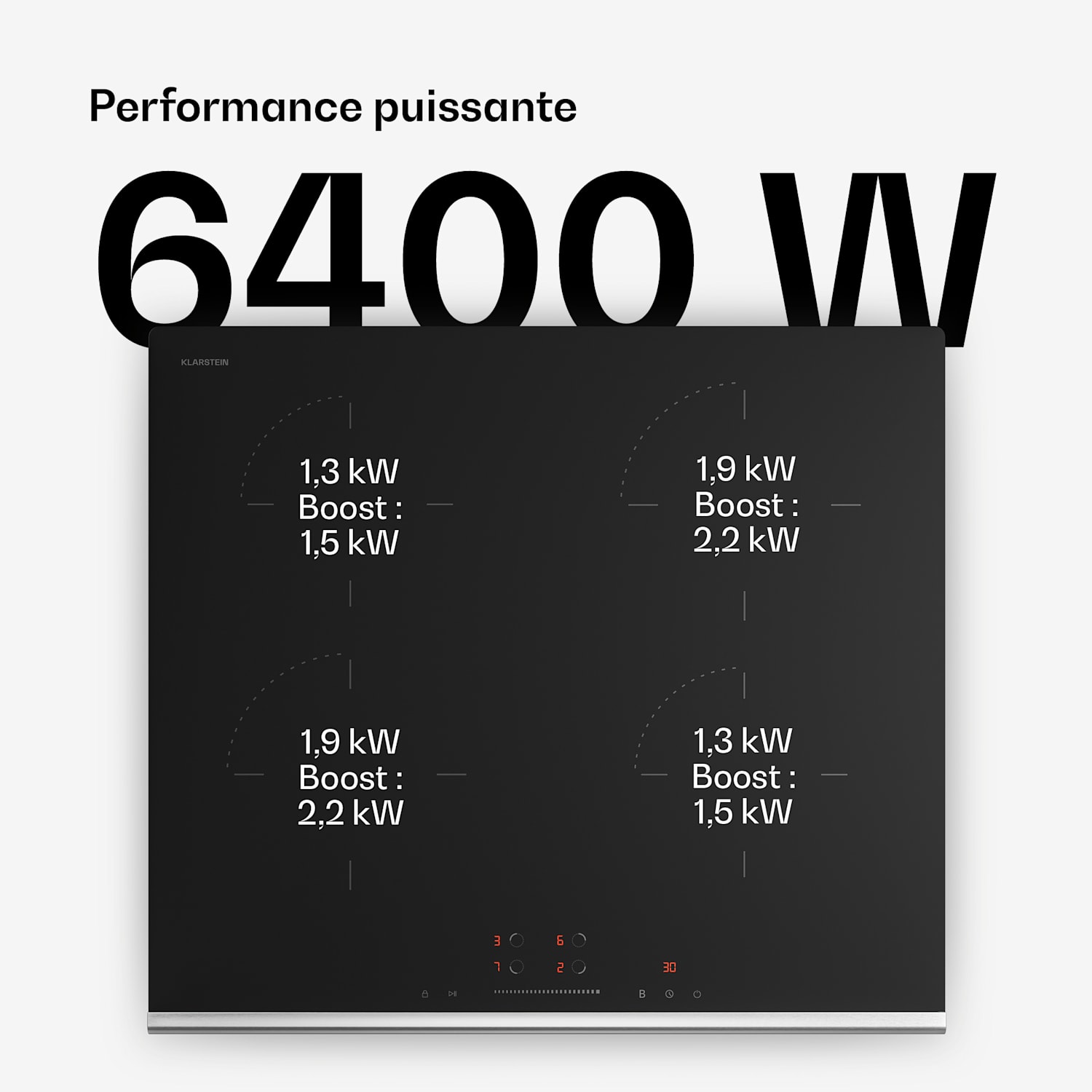 Verosteel inductiekookplaat + Verosteel vrijhangende afzuigkap | 60 cm 