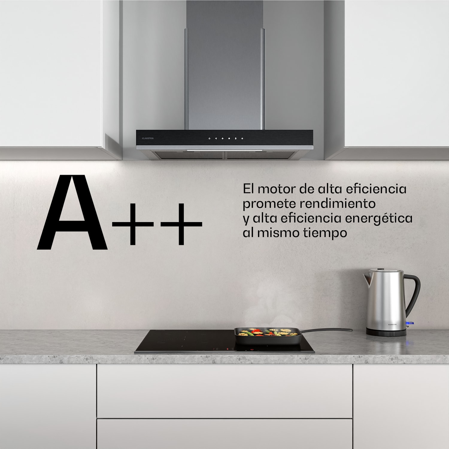 Verosteel placa de inducción + campana extractora Verosteel | 60 cm 