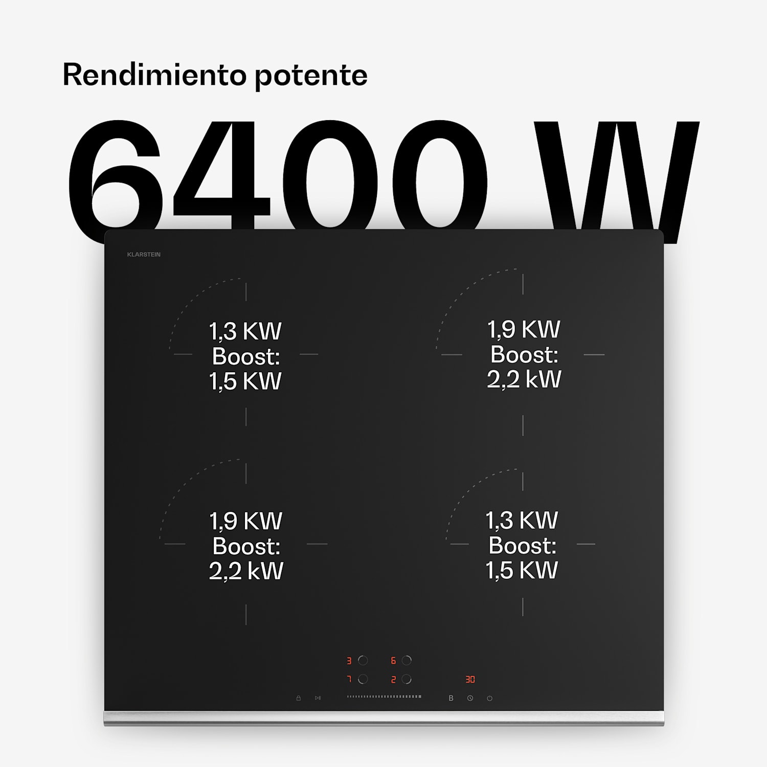 Verosteel placa de inducción + campana extractora Verosteel | 60 cm 