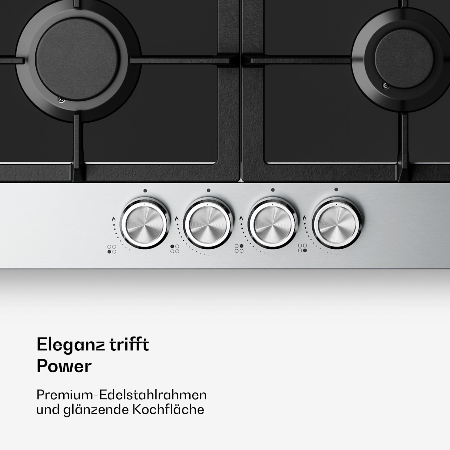 Verosteel plaque de cuisson gaz + hotte cheminée Verosteel | acier inoxydable | 60 cm 