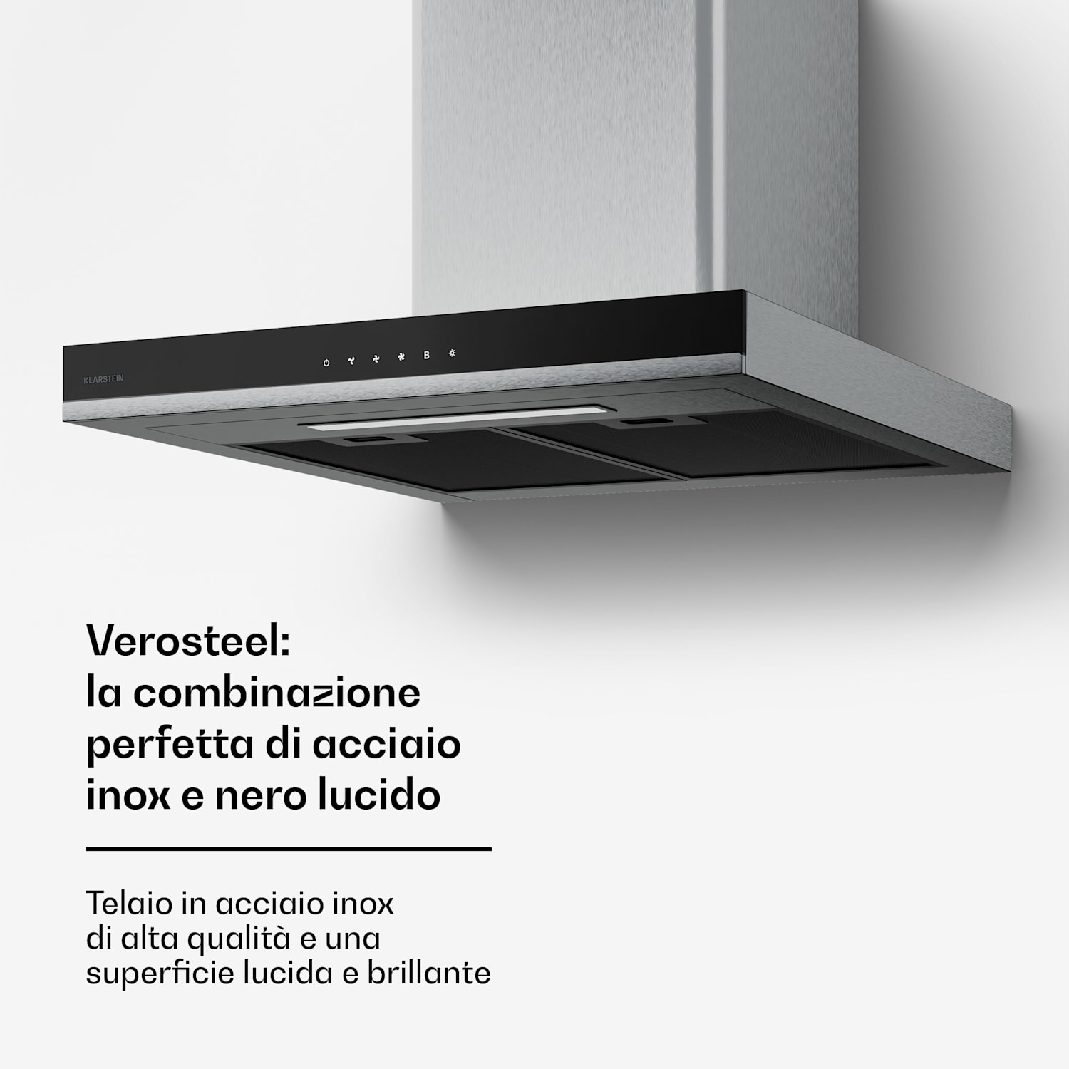 Verosteel - Piano cottura a gas + cappa | Acciaio inox | 60 cm 