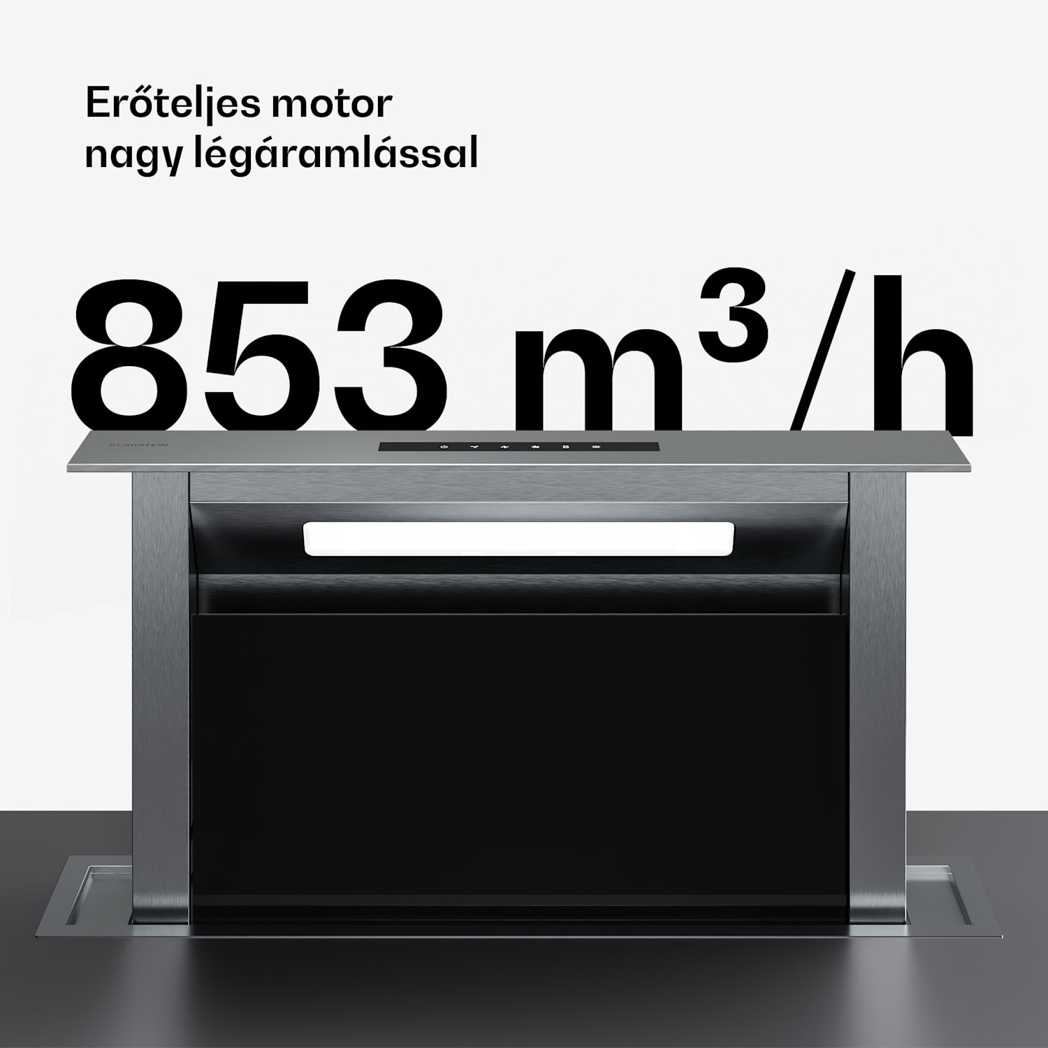 Verosteel indukciós főzőlap + Verosteel lefelé elszívó páraelszívó | 60 cm 