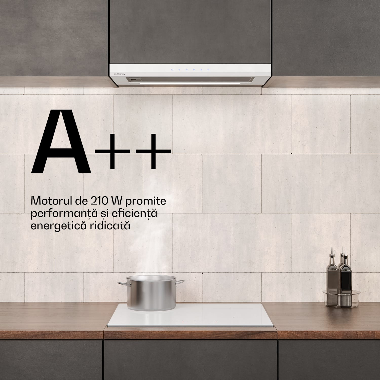 Cuptor încorporat Velaire + Plită cu inducție Velaire + Hotă Velaire | 60 cm 