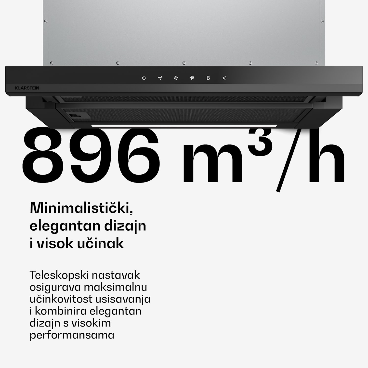 Velaire indukcijska ploča za kuhanje + Velaire ugradbena pećnica + Velaire teleskopska napa | 60 cm 