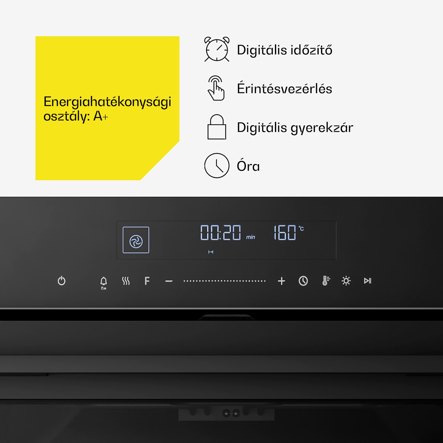 Velaire indukciós főzőlap + Velaire beépített sütő + Velaire teleszkópos páraelszívó | 60 cm 