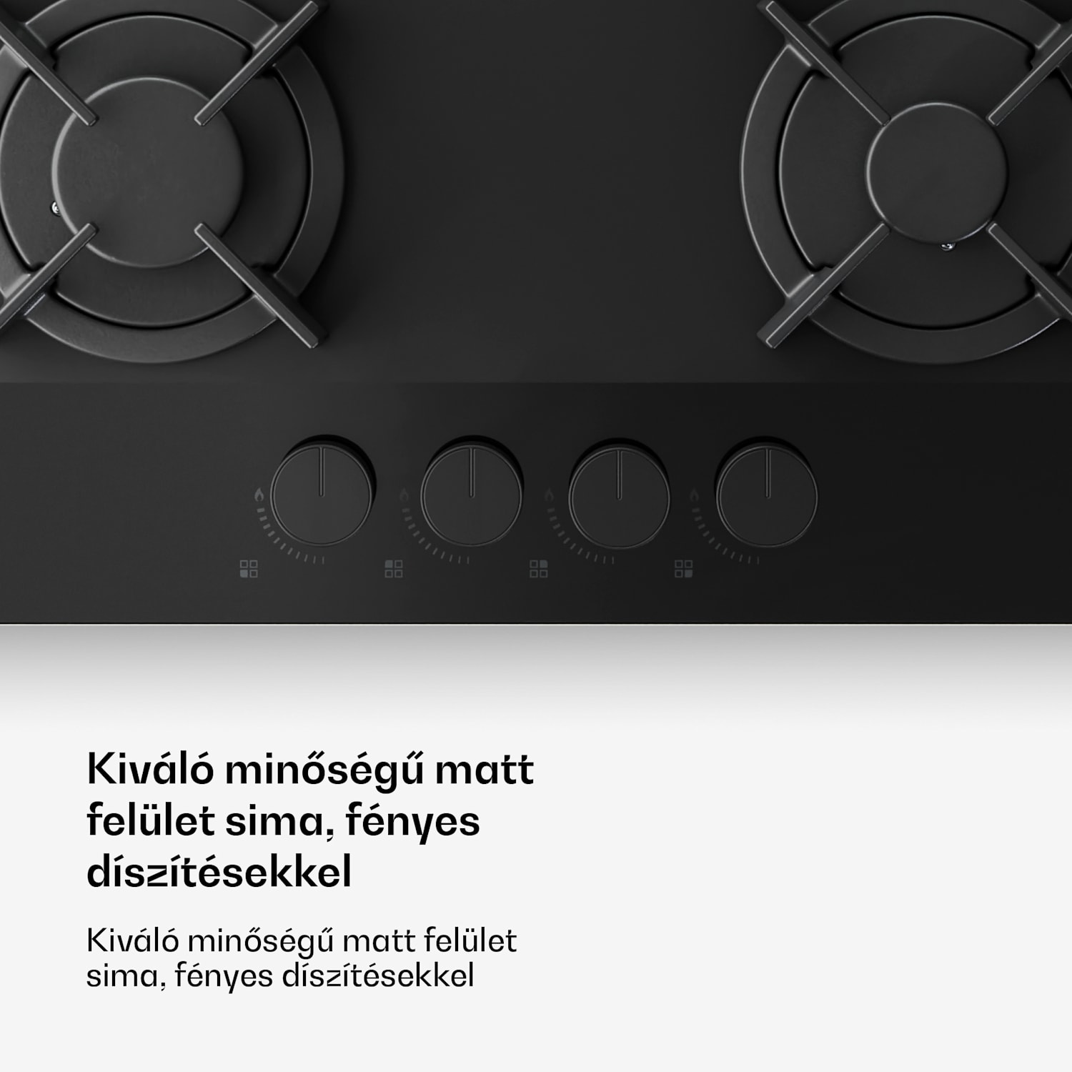 Velaire gázfőzőlap + Velaire kürtős páraelszívó | Minimalista és elegáns | 60 cm 