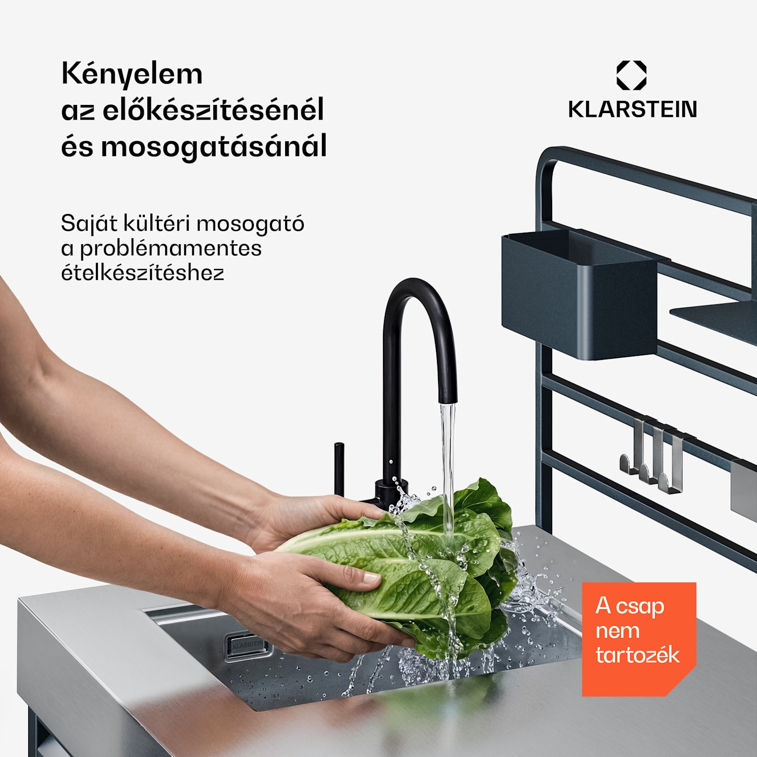 WaldChef kültéri konyhai szett | 4 égő | 50 mbar | 12 800 W | Vízálló | Rozsdamentes acél Kerti konyha - 50 mbar