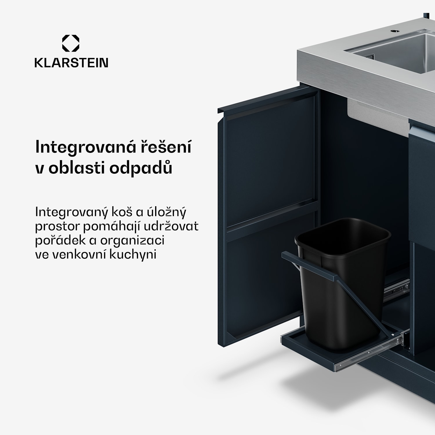 Sada venkovní kuchyně WaldChef | 4 hořáky | 30 mbar | 12.800 W | Voděodolná | Nerezová ocel Zahradní kuchyně - Sada 30 mbar