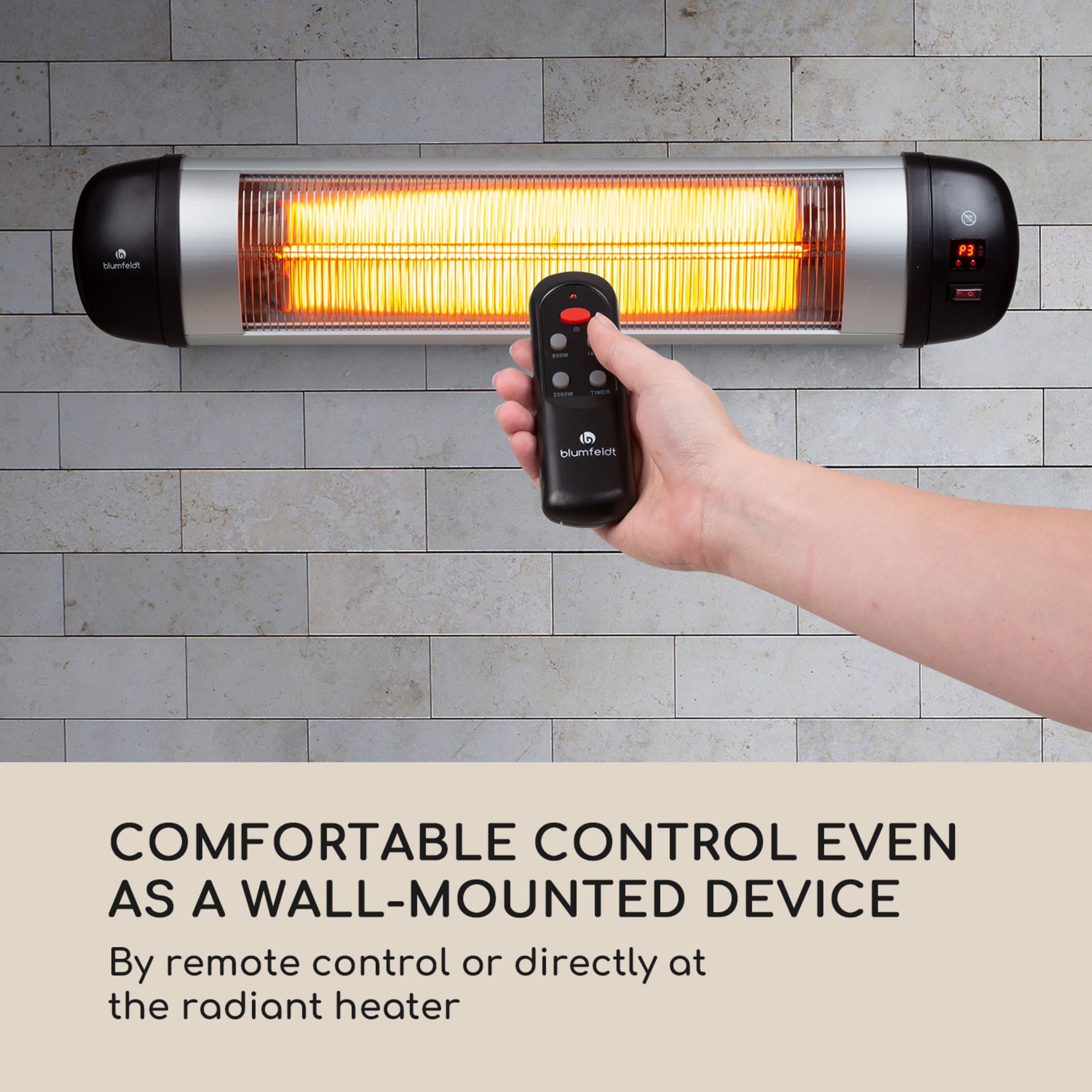 ② RISING SUN 2.2 2BA promiennik podczerwieni Rising Sun Mono, 2500 W, IP34