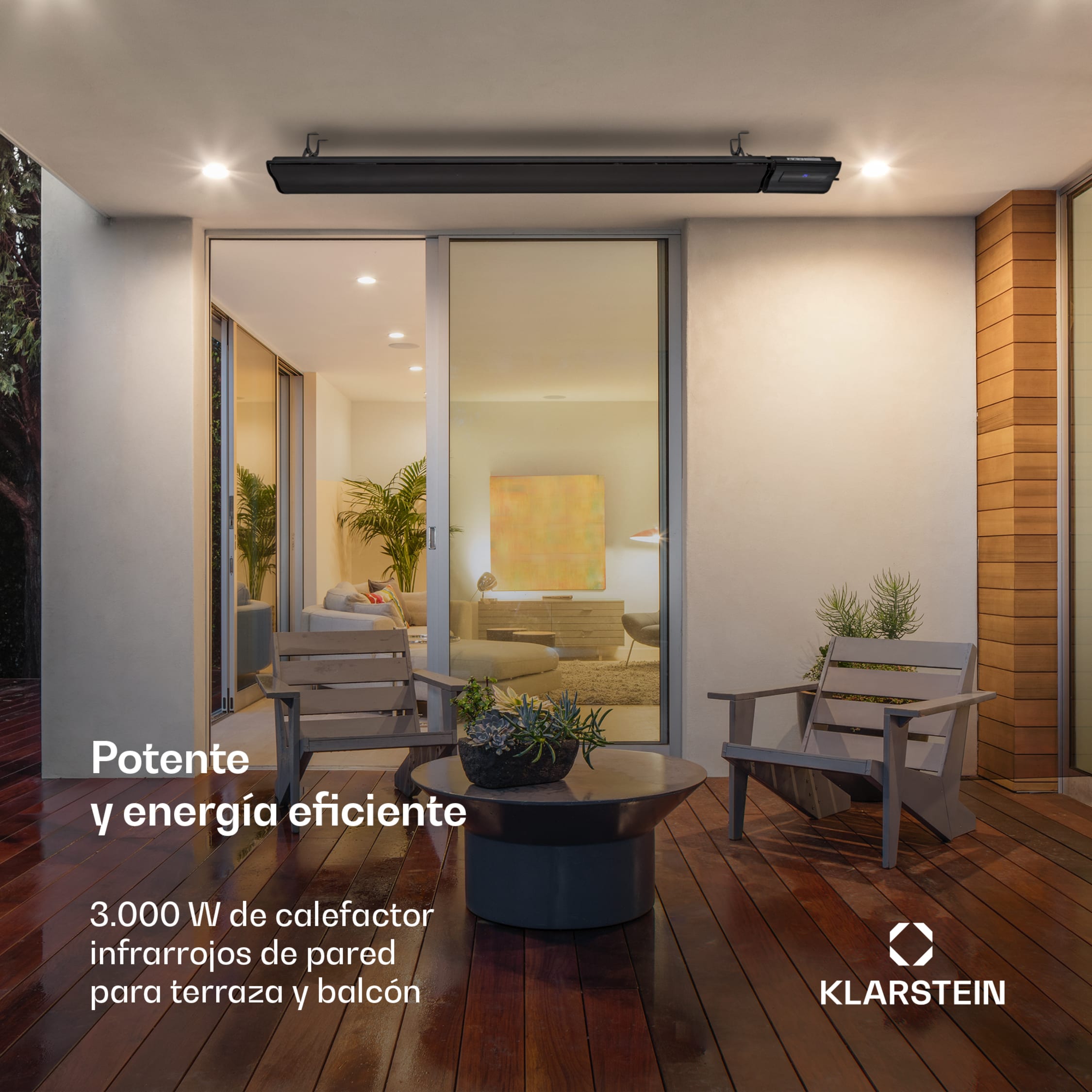 Patio Heater Outdoor Calefactor De Infrarrojos De Cuarzo Para