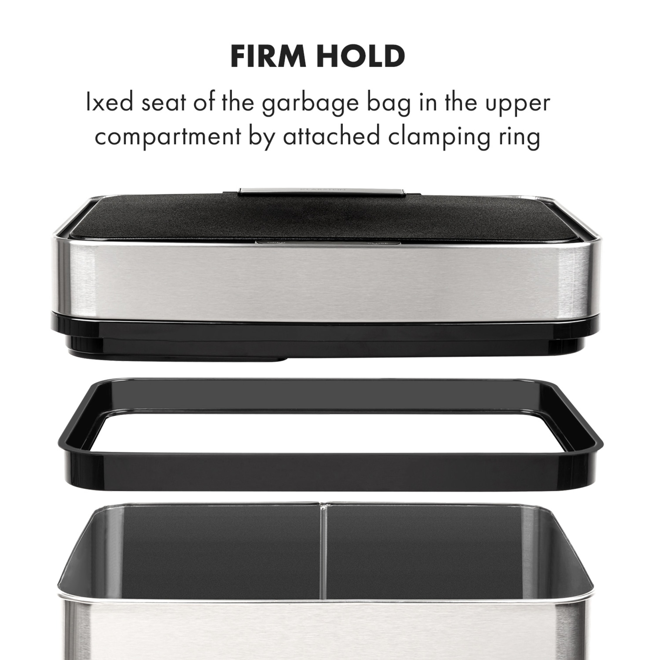 Cestino Raccogli Rifiuti Metaltex - 31x17.5x13 Cm, Per Armadi E Cassetti, Made In Spain - Foto 2