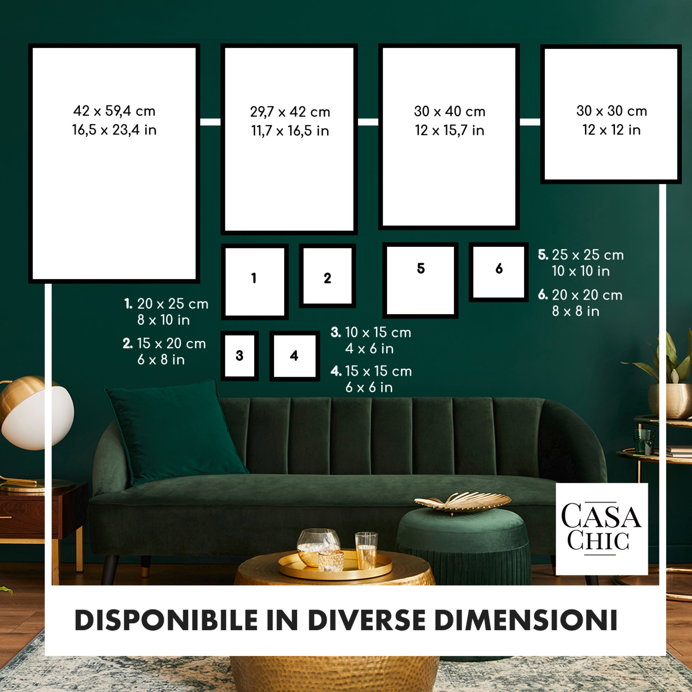 Cornice A3 In Legno Con Vetro Acrilico - Per Poster, Diplomi E Foto Da Parete (Nero) - Foto 4