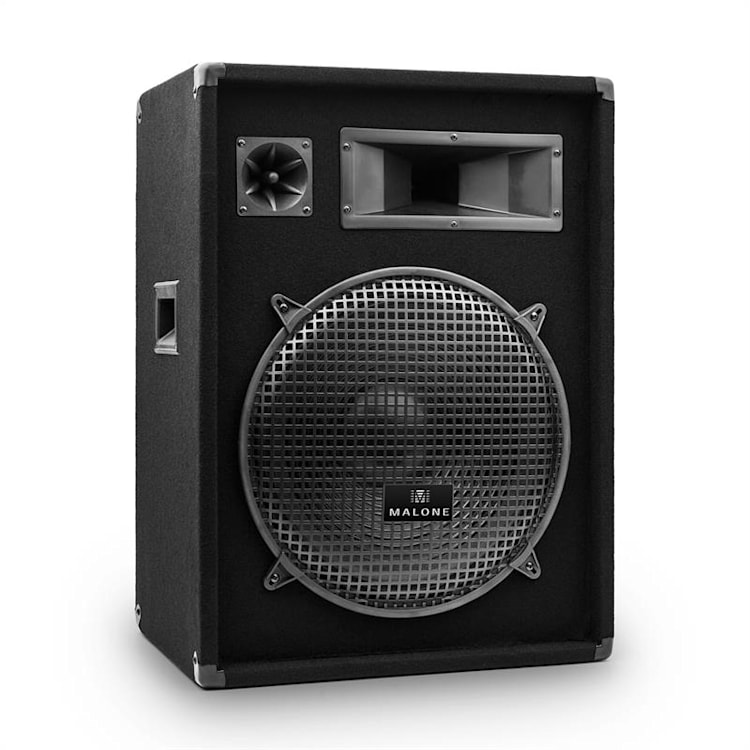Auna PW-1522 3-weg luidsprekerbox 38 cm 800 W 38 cm (15") | Zwart