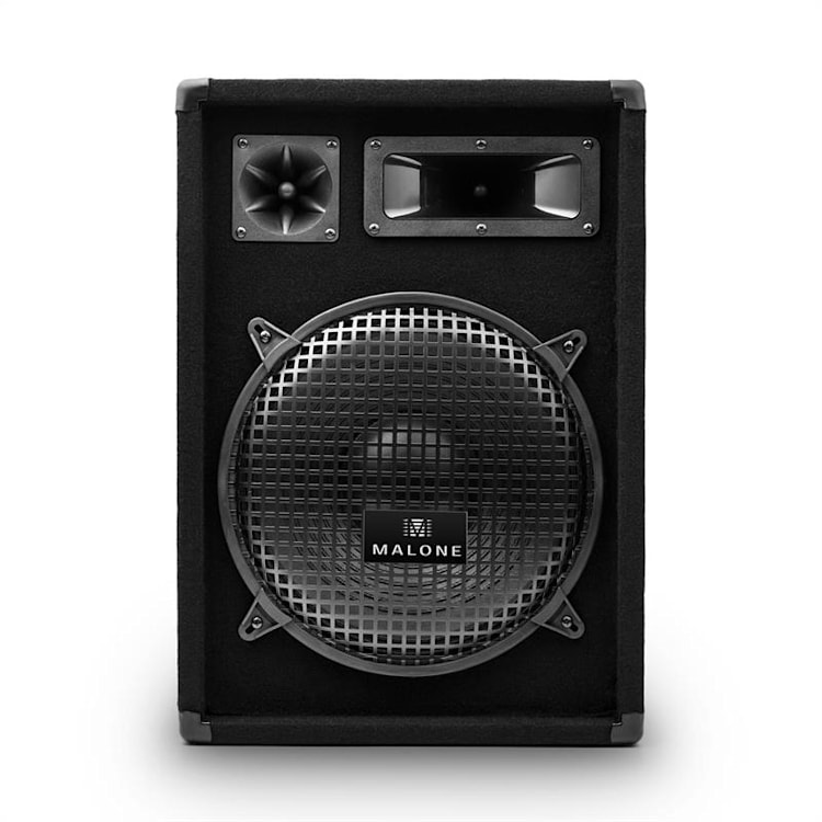 PW-1222 3-weg box luidspreker 30 cm (12") 600W 30 cm (12") | Zwart