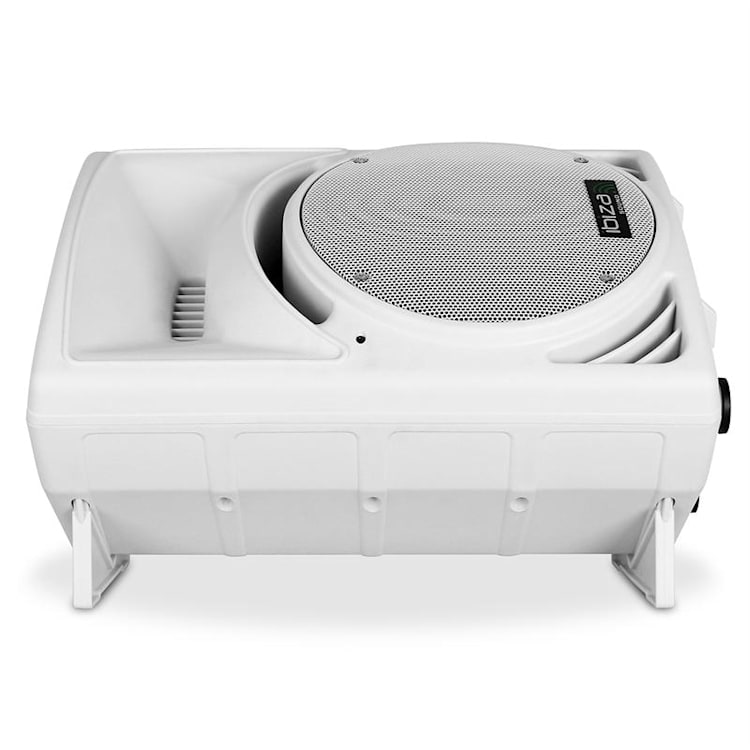 DJ PA actieve luidspreker 30cm subwoofer 1000W ABS wit
