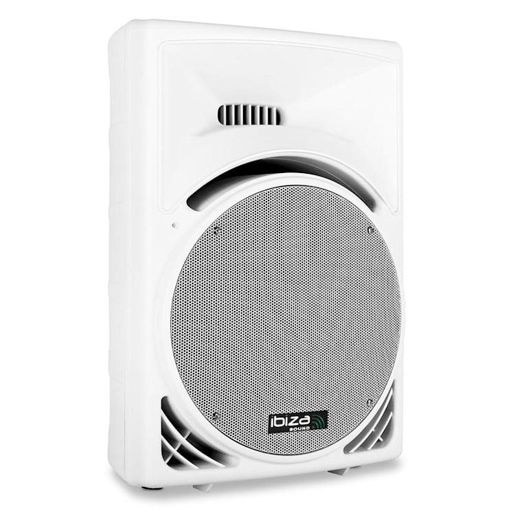 DJ PA Luidspreker Passief 38cm Subwoofer 1200W Box ABS wit