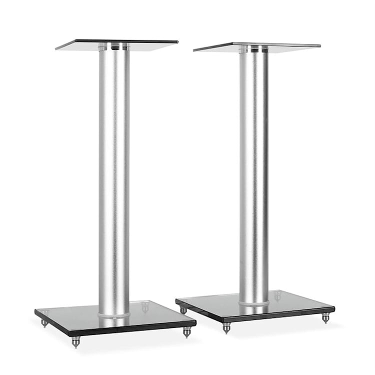 BS58 DESIGN SPEAKER чифт стойки за тонколони стъкло алуминий