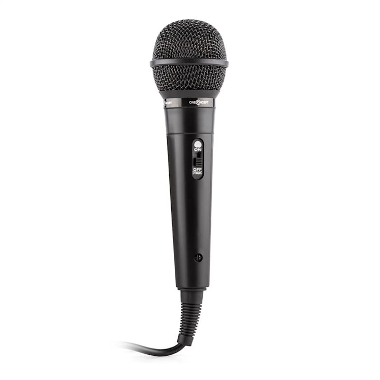 Dynamische karaokemicrofoon Zwart