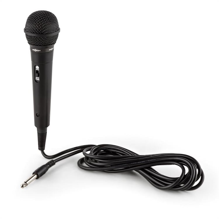 Dynamische karaokemicrofoon Zwart