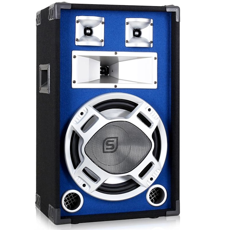 PA-Box 30cm (12")Subwoofer Blauw LED-Lichteffect 600W