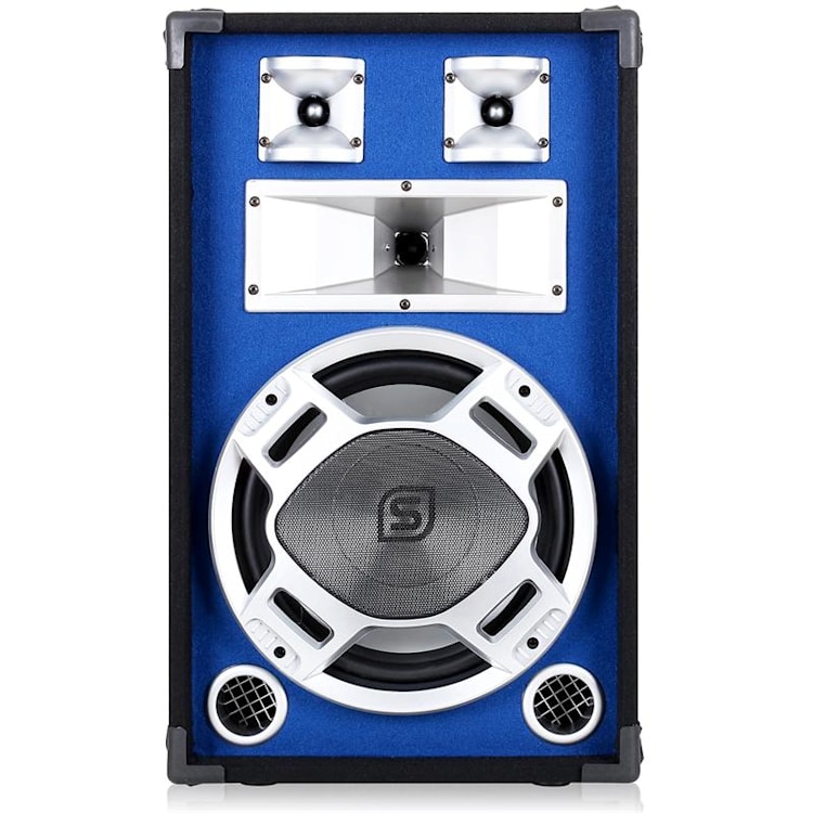 PA-Box 30cm (12")Subwoofer Blauw LED-Lichteffect 600W