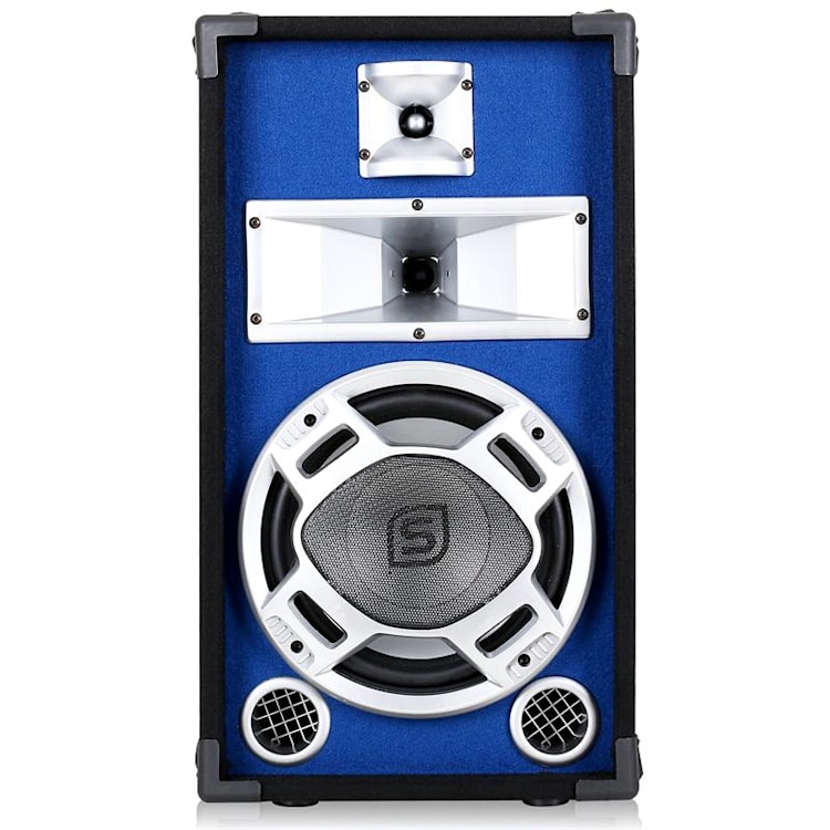 Enceinte de sono PA passive 25 cm LED bleues 400W