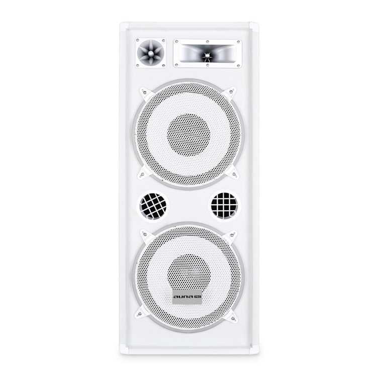 PA-box auna Pro PW 2222 witte 2x 30 cm luidspreker 1000 W 2x 30 cm (12") | Wit