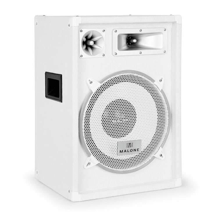 PA-Box Malone PW 1222 Witte 30cm Luidspreker 600W 30 cm (12") | Wit