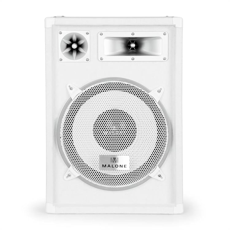 PA-Box Malone PW 1222 Witte 30cm Luidspreker 600W 30 cm (12") | Wit