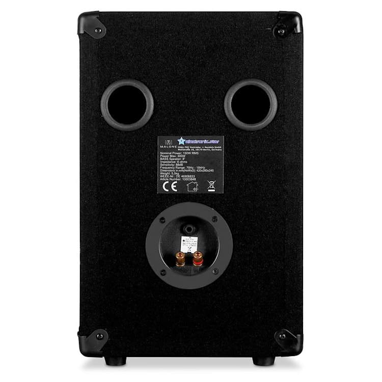 PW-0822 Box Luidsprekers 20cm (8") 300W 20 cm (8") | Zwart