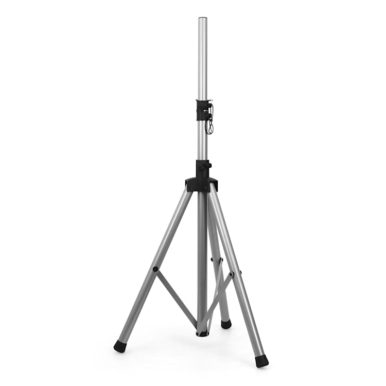 Zilveren speaker stand voor PA luidsprekers 25kg draaglast