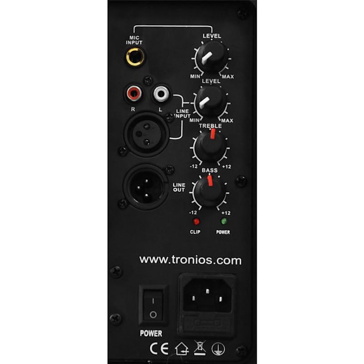 Actieve PA-box Skytec 25 cm PA-luidspreker 400 W ABS