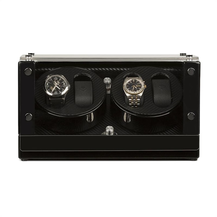 Horlogewinder Klarstein CA2PM voor 4 horloges carbonoptiek 4 horloges