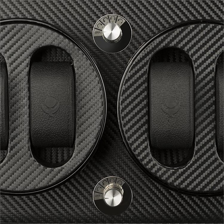 Horlogewinder Klarstein CA2PM voor 4 horloges carbonoptiek 4 horloges