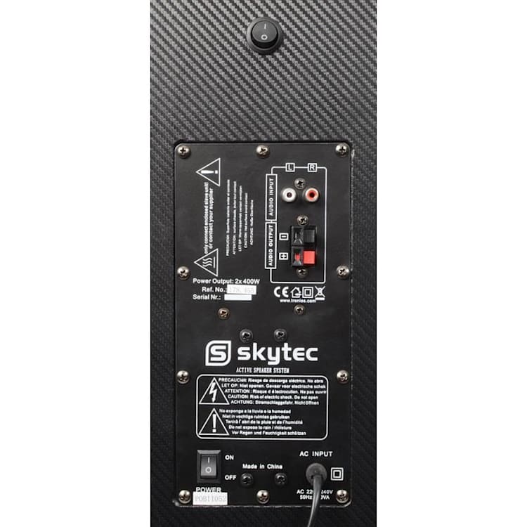 SPLED600 PA-systeem boxenset 600W 2x20cm USB 7-band-master-equalizer
