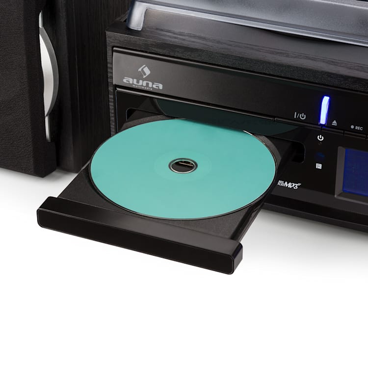 DS-2, wieża stereo, gramofon, CD, rekorder MP3, USB SD AUX-In UKF/MF, głośniki