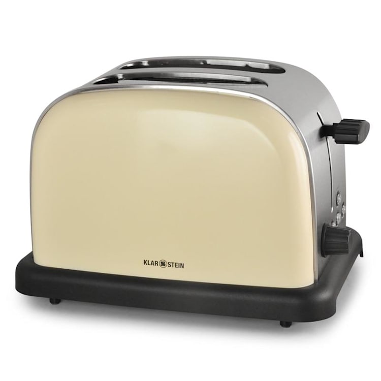 BT-318-C Toaster 2-Scheiben Edelstahl 1000W creme Creme