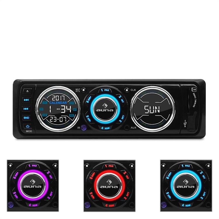 MD-180 Autoradio UKW RDS USB SD MP3 AUX Design