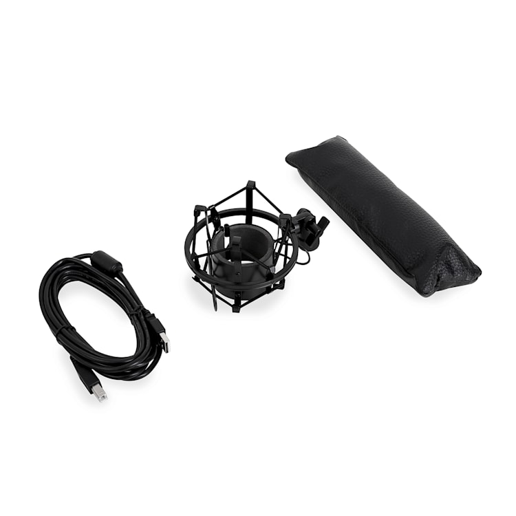 MIC-900B USB, mikrofon pojemnościowy, USB, kolor czarny