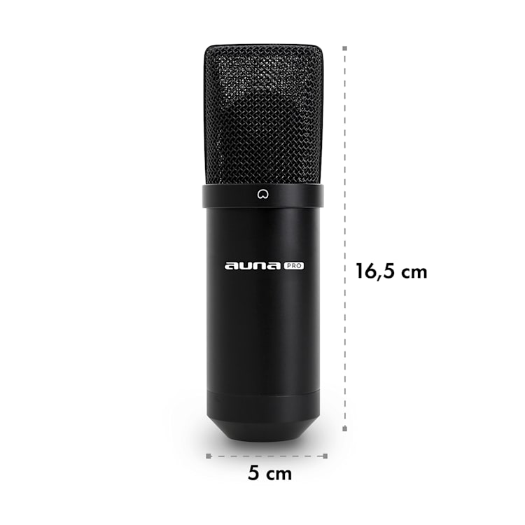 MIC-900B USB, mikrofon pojemnościowy, USB, kolor czarny