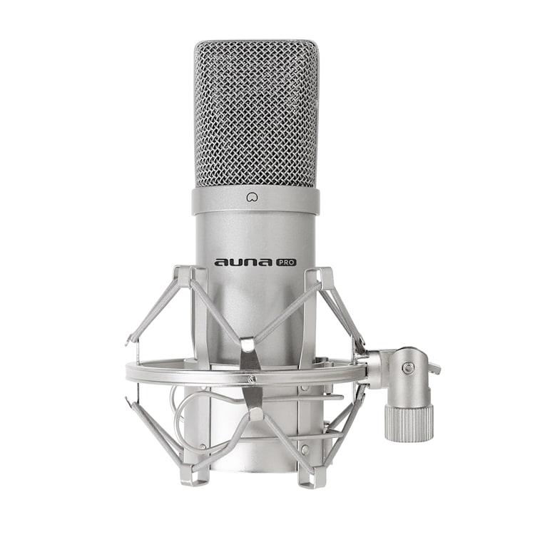 MIC-900S microfono a condensatore da studio USB argento Argento metallizzato | Argento