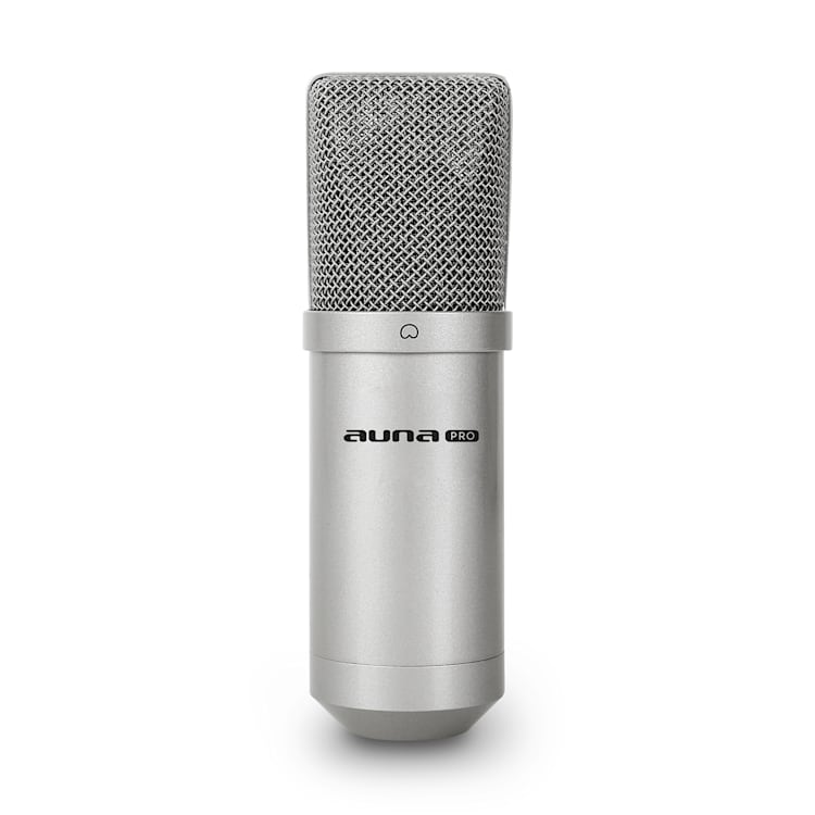 MIC-900S microfono a condensatore da studio USB argento Argento metallizzato | Argento