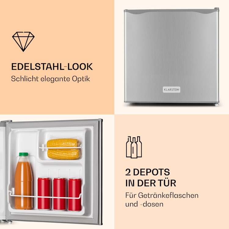 Minibar-Kühlschrank 50L1-SG Silber