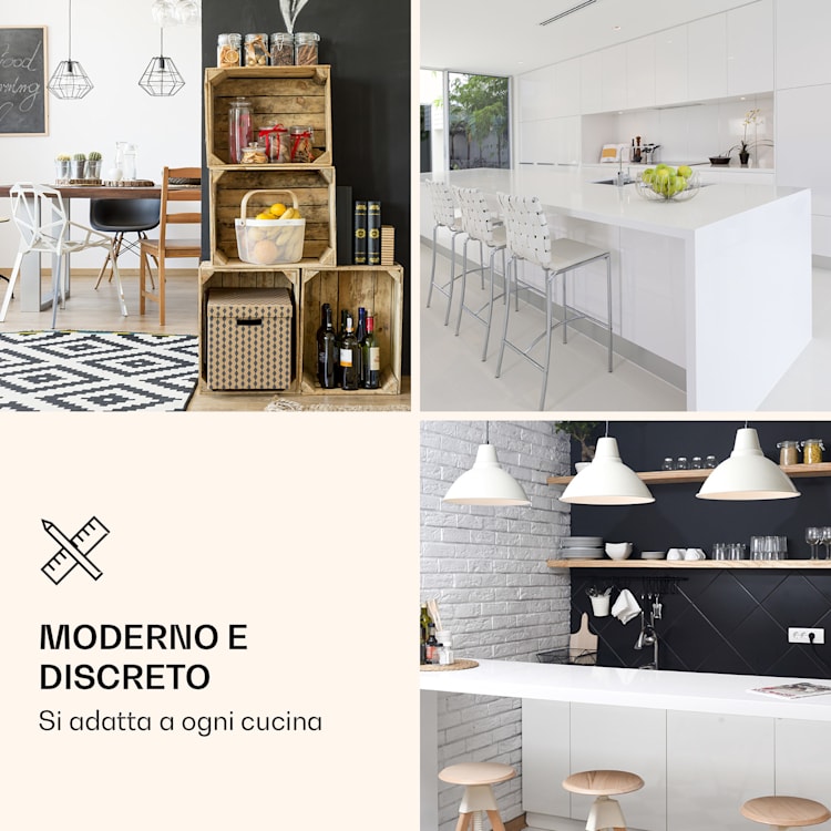 90L1-WH - Frigorifero, 91 litri, 47 x 84 x 48 cm (LxAxP), 41 dB, bianco bianco