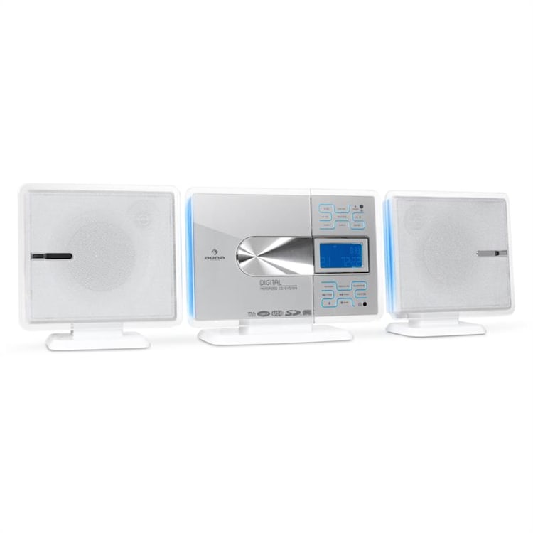 VCP-191 Lettore CD MP3 USB SD bianco