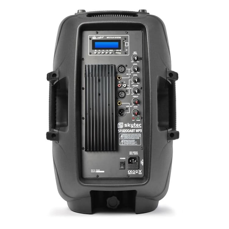 SPJ1200ABT actieve 30cm (12")-luidspreker 600W MP3 SD 30 cm (12")