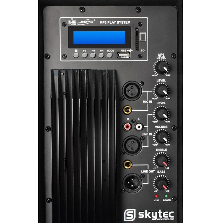 SPJ1500ABT actieve 38 cm (15")-luidspreker 800 W MP3 38 cm (15")