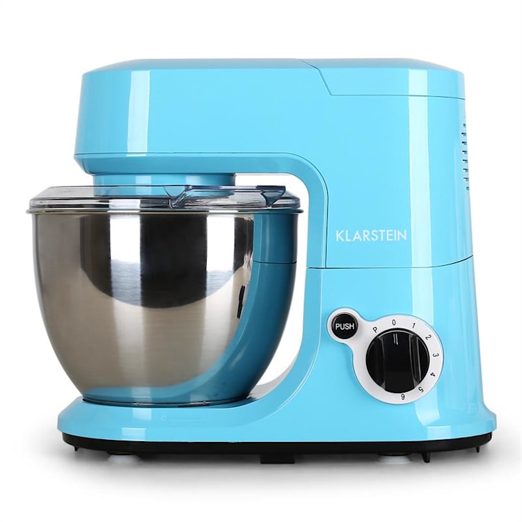 Carina Azzura- Robot de cuisine patissier 4l 6 vitesses 800W - bleu Bleu