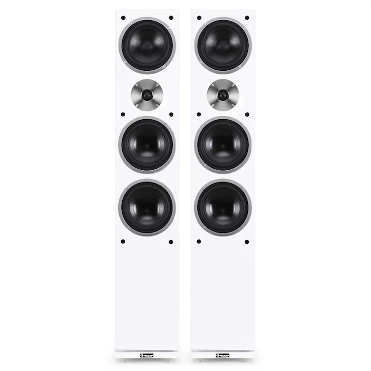 Linie-600 Standlautsprecher 140W RMS passiv weiß Paar Weiß